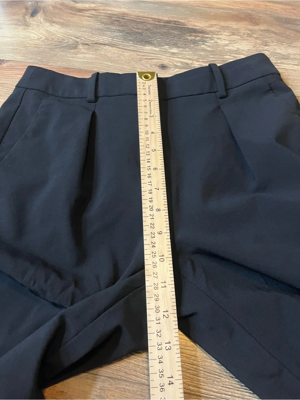 J.Crew Italian Stretch Wool Tollegno 1900 Black Dress Pants Women 2 Office